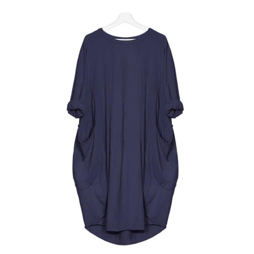 Women's  Crew Neck Dress