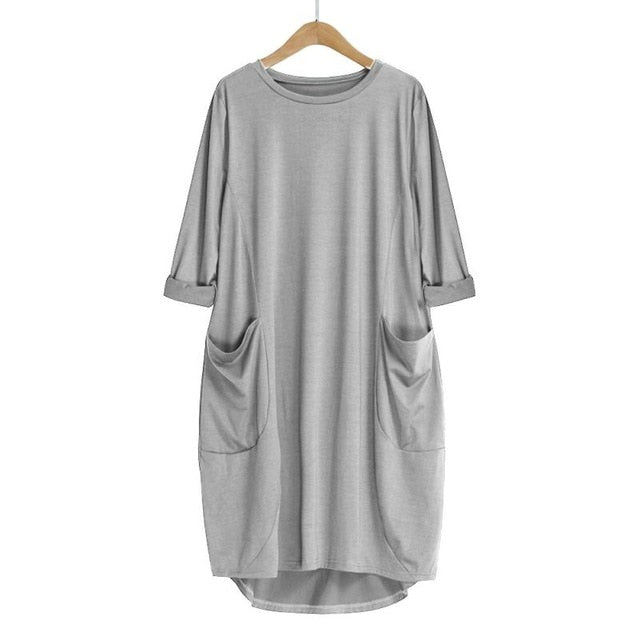 Women's  Crew Neck Dress