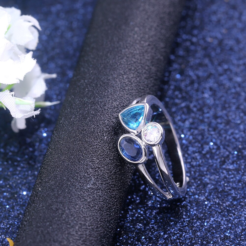 Women's American Style Three-Color Ring