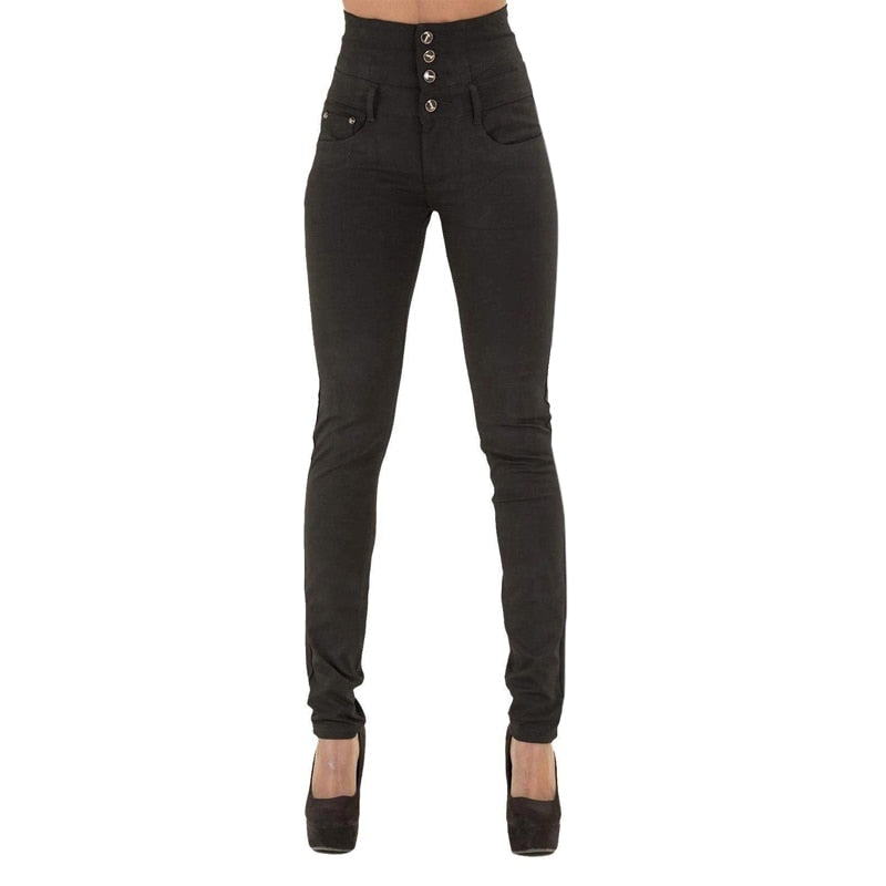 women's Denim High Waist Skinny Jeans