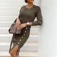 Women's Split Button Dress