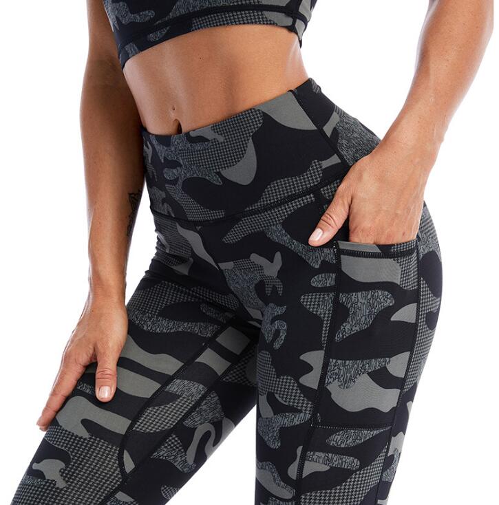 Women Camouflage Printed Sports Suit