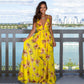 Women's Summer Floral Print Maxi Dress