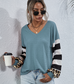 Women's Long Sleeved Striped T Shirt