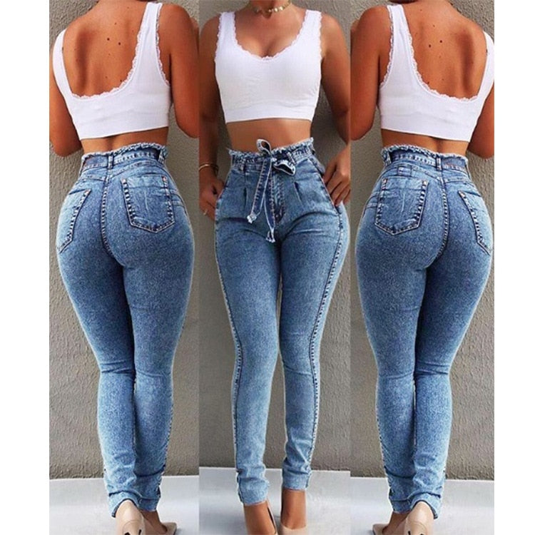 Women's High Waist Denim Jeans