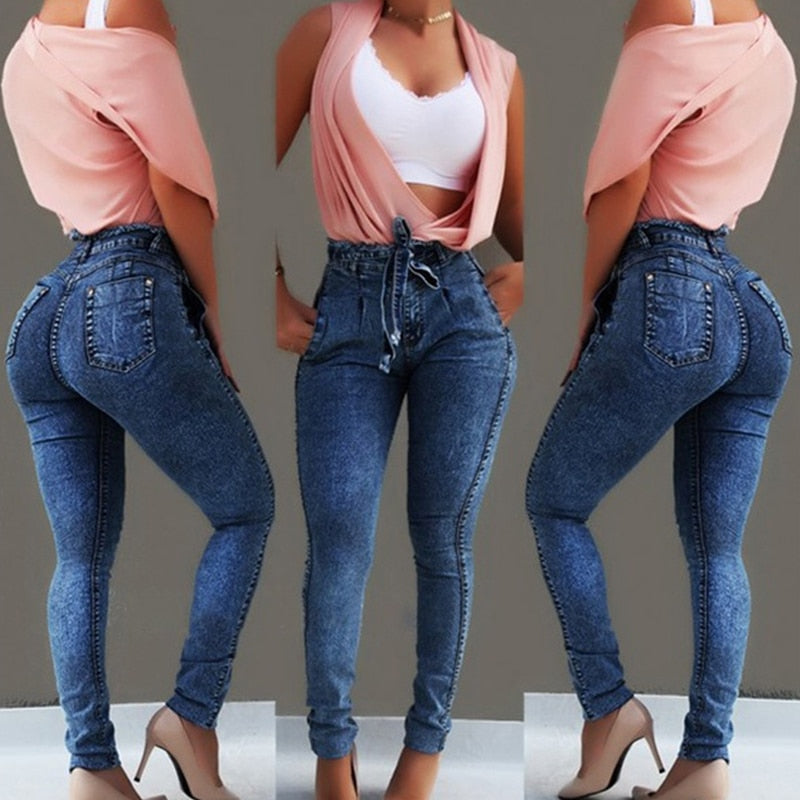 Women's High Waist Denim Jeans