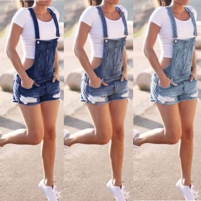 Women's Summer Denim Jumpsuit