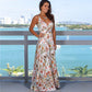 Women's Summer Floral Print Maxi Dress