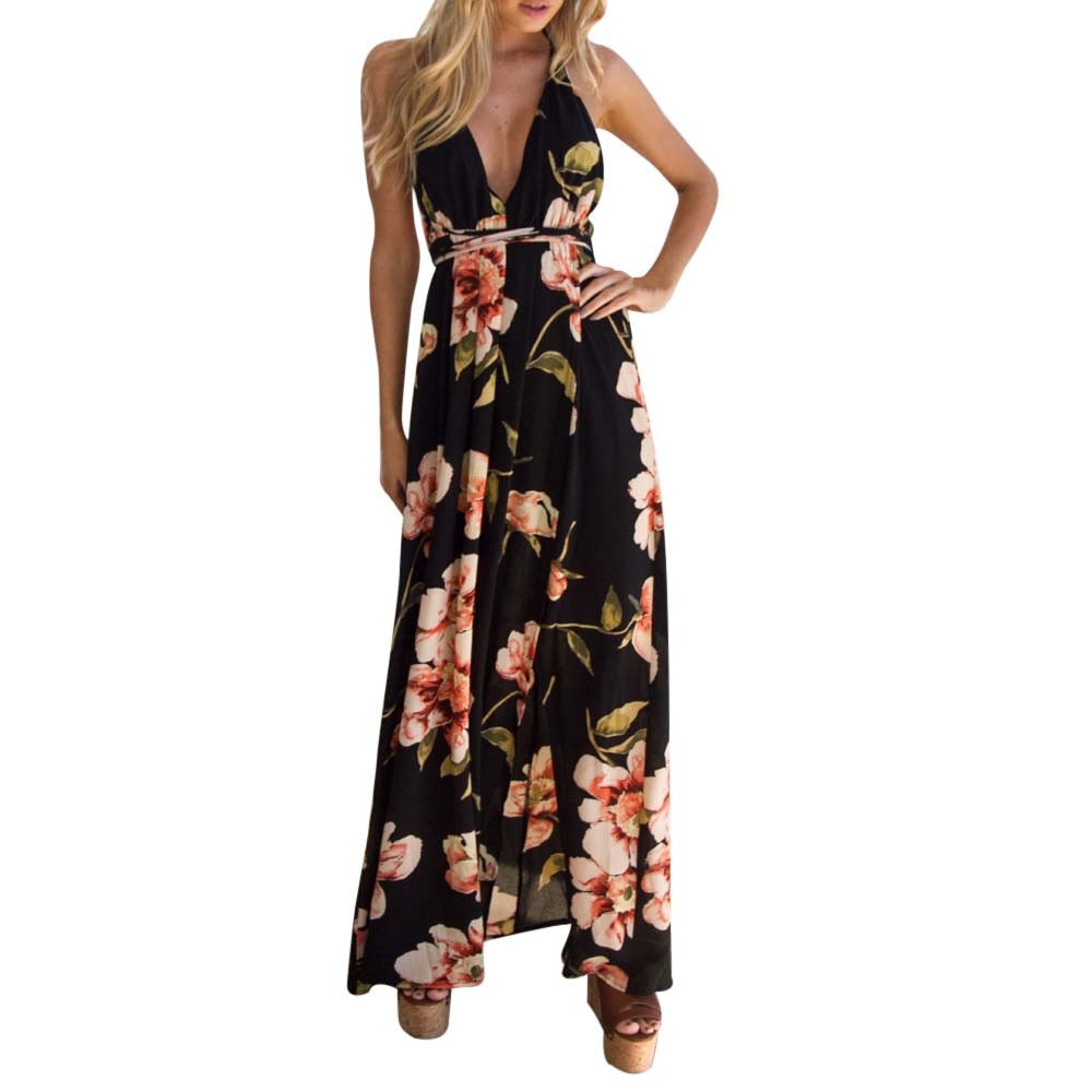 Women's Boho Maxi Dress