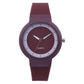 Woman Silicone Band Analog Wristwatch