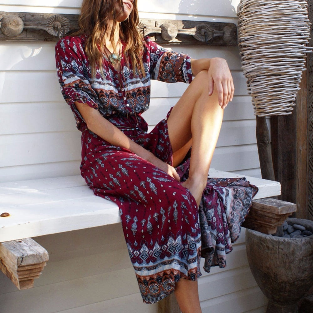 Women's Long Bohemia Dress