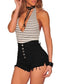 Women's Casual High Waisted Mini Shorts