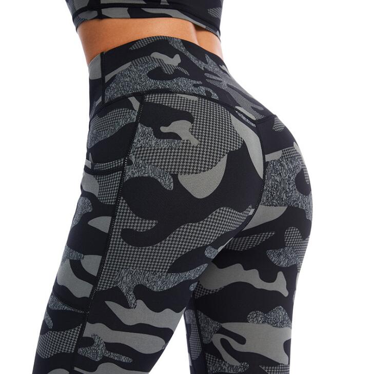 Women Camouflage Printed Sports Suit