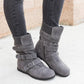 Women's Plain Winter Zipper Boots,