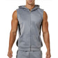 Men's Zipper Sports Hooded Vest