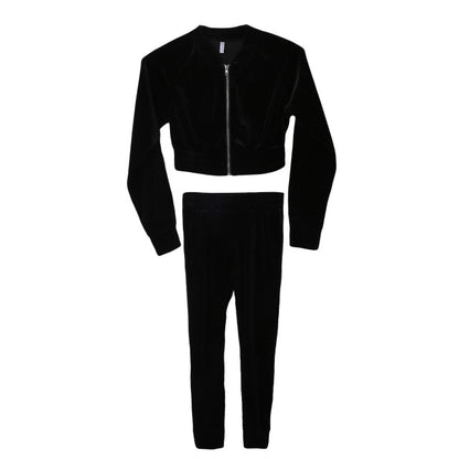 Women's 2 Piece Velvet Tracksuit