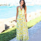 Women's Summer Floral Print Maxi Dress