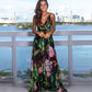 Women's Summer Floral Print Maxi Dress