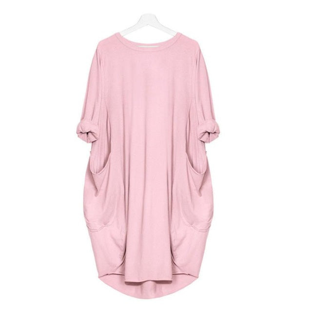 Women's  Crew Neck Dress