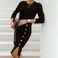 Women's Split Button Dress