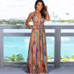 Women's Summer Floral Print Maxi Dress