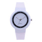 Woman Silicone Band Analog Wristwatch