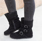 Women's Plain Winter Zipper Boots,