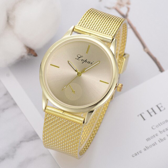 Women's Silicone Strap Quartz Watch