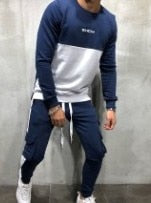 Men's Multi-Pocket Tracksuit Set