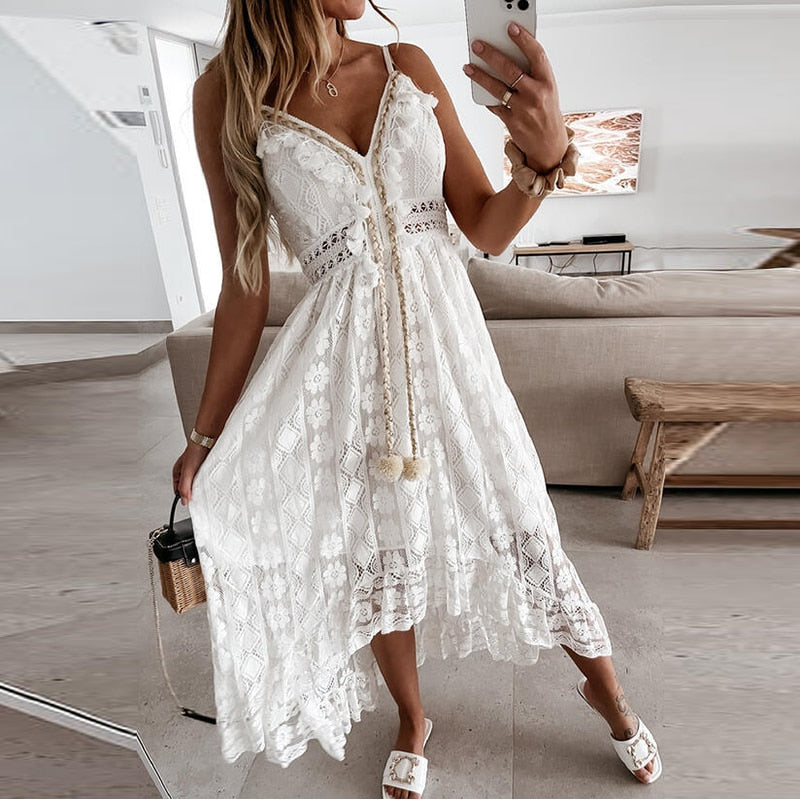 Women's Off Shoulder Lace  Dress