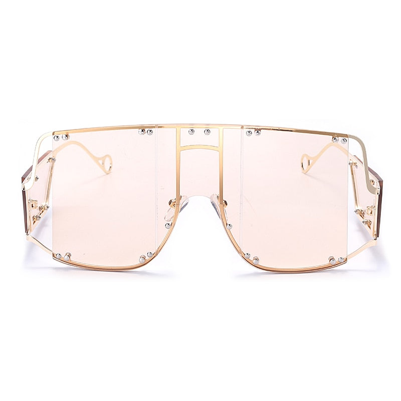 Women's Oversize Rivet Sunglasses