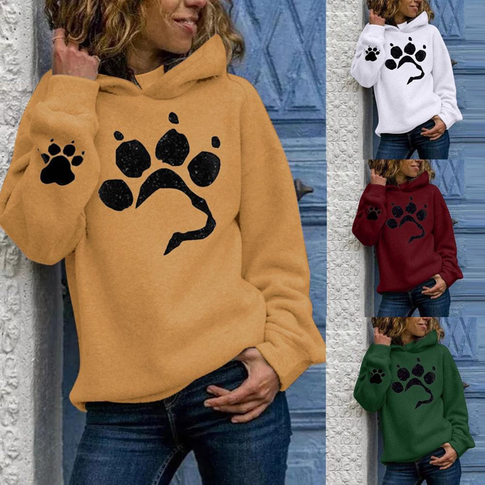 Women's Dog paw  Hoodies