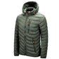 Mens Casual Slim  Parka Jacket