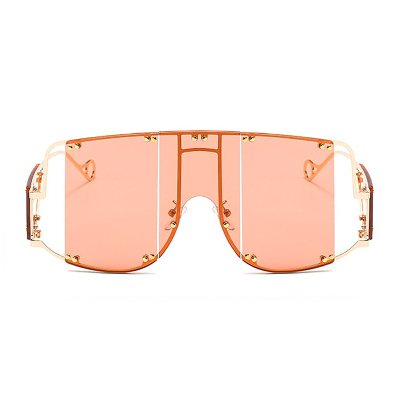 Women's Oversize Rivet Sunglasses