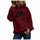 Women's Dog paw  Hoodies