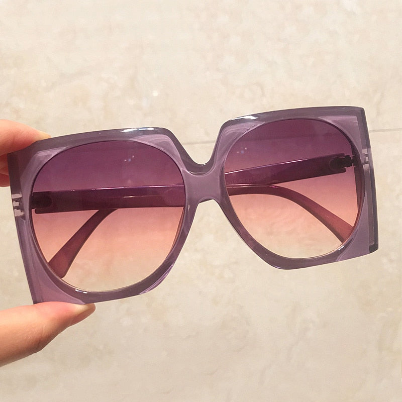 Women's Vintage Oversized Square Sunglasses