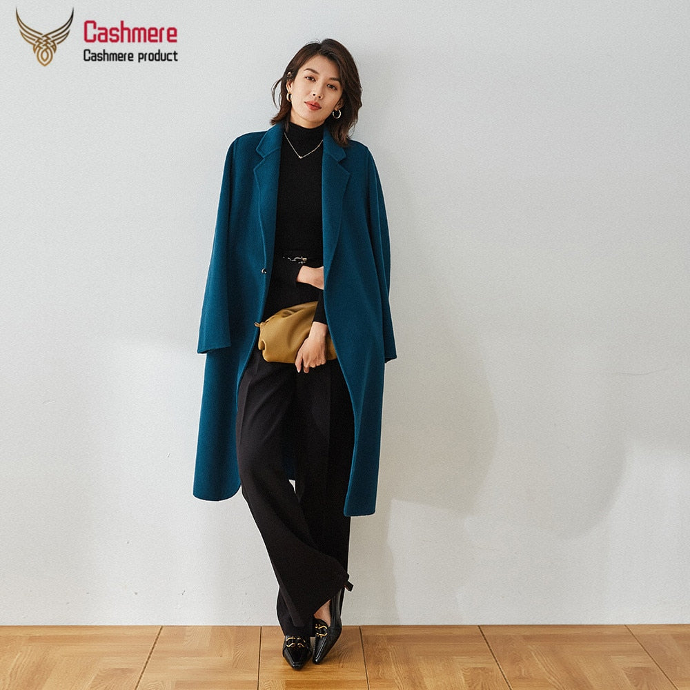 Women’s  Double-Sided Cashmere Coat