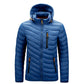 Mens Casual Slim  Parka Jacket