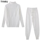 Women's 2 Piece Knitted Tracksuit