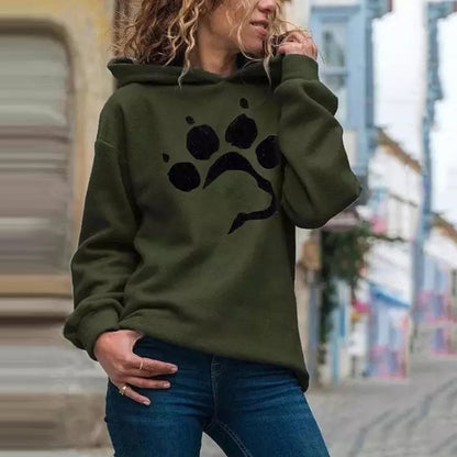 Women's Dog paw  Hoodies