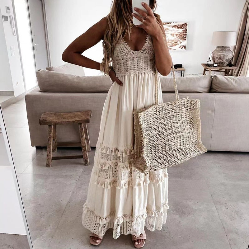 Women's Off Shoulder Lace  Dress