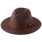 Unisex Soft Shaped Fedora Hat