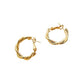 Women's Twist Metal Interweave Earrings