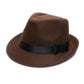 Unisex Retro Hard Felt Jazz Hat