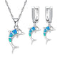 Blue Opal Dolphin Accessory