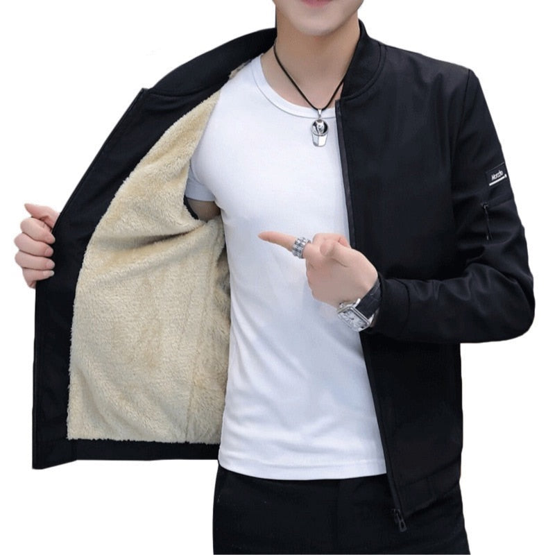 Men’s Fleece Bomber Jacket