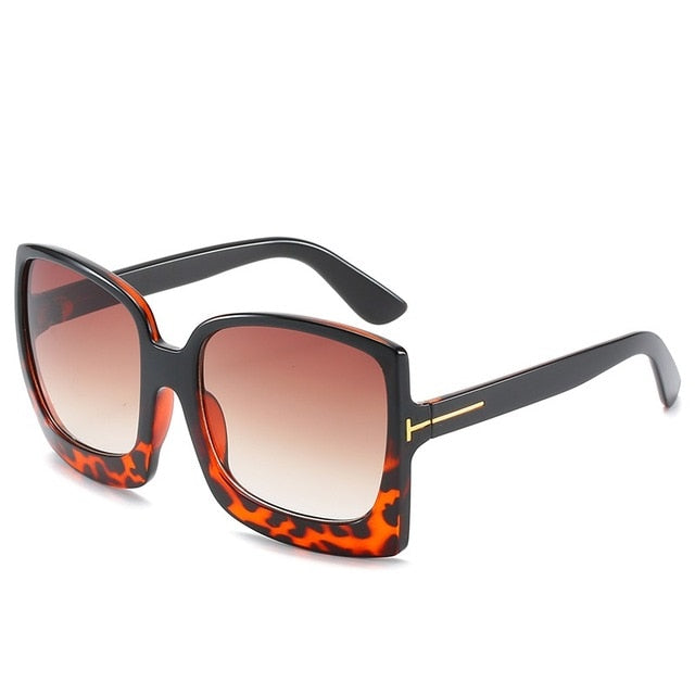 Women's  Big Frame Gradient Sunglasses