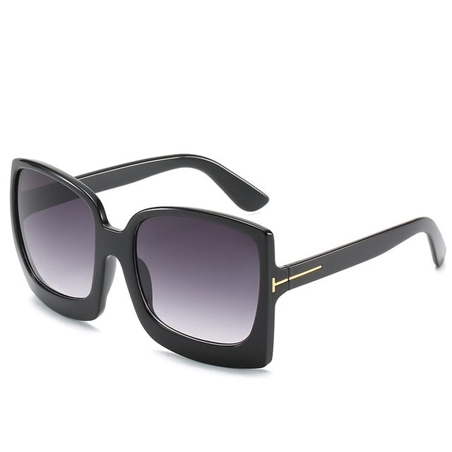 Women's  Big Frame Gradient Sunglasses