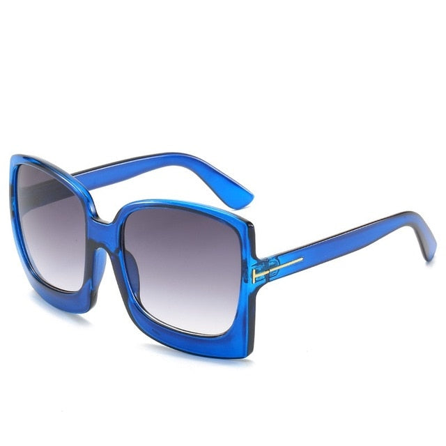 Women's  Big Frame Gradient Sunglasses