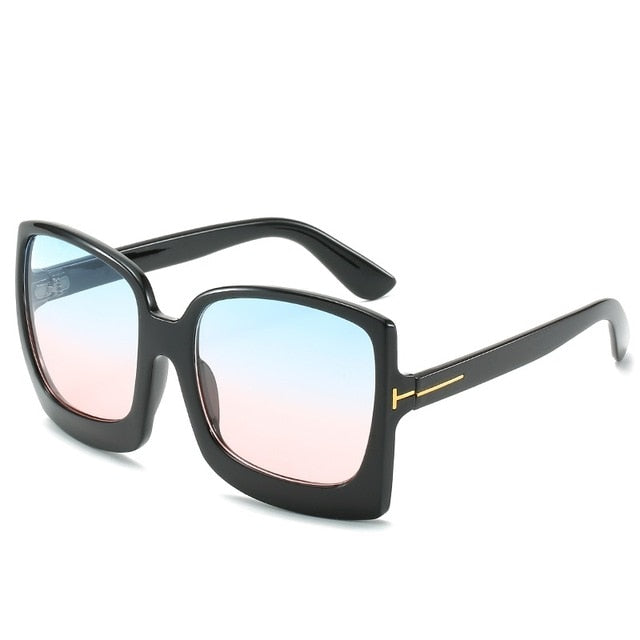 Women's  Big Frame Gradient Sunglasses